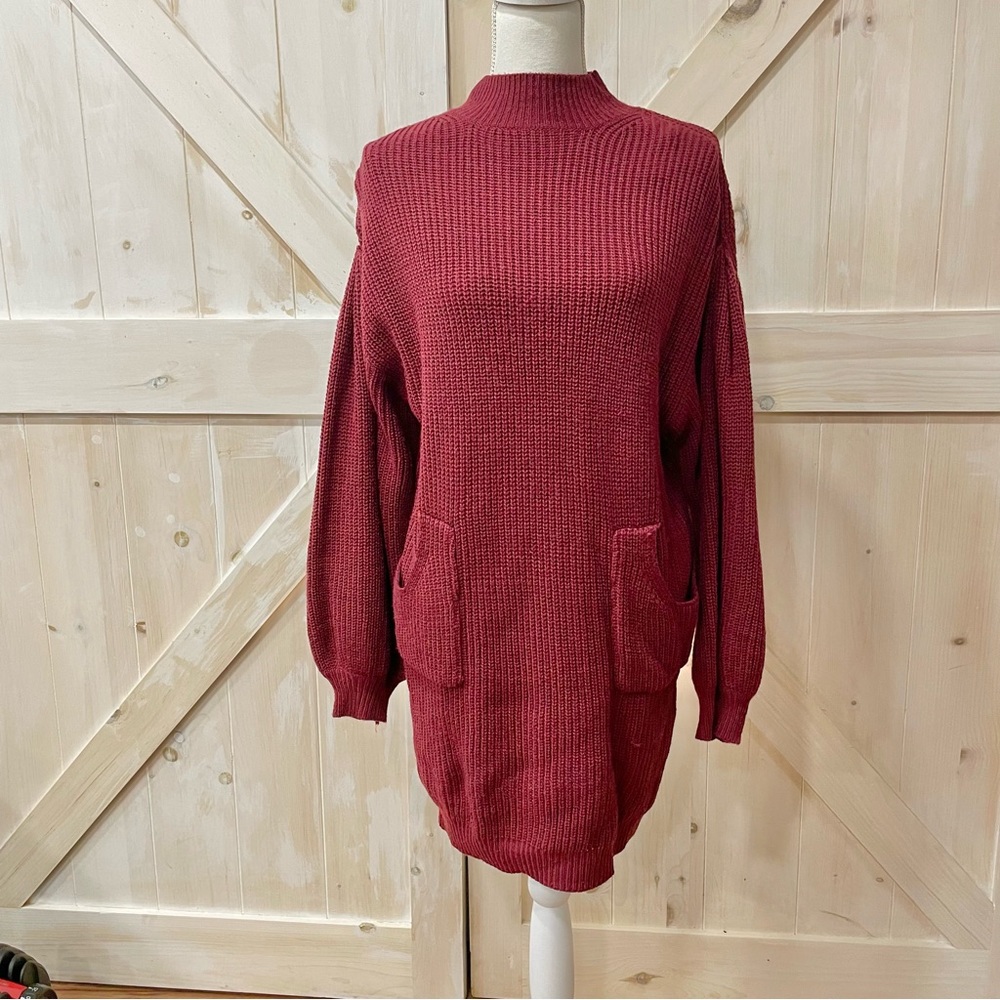 Vici Sweater Dress with flared sleeves